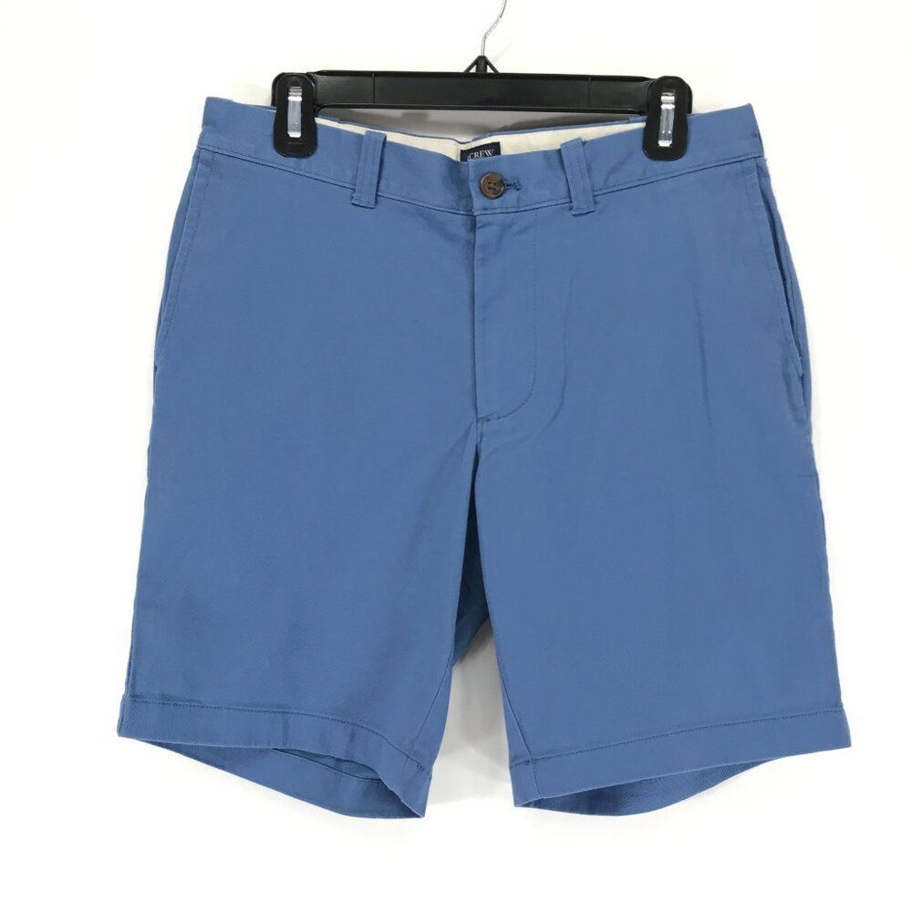NEW J. Crew Factory 9" Flex Chino Short Men's Size 29 Legacy Blue Stretch Casual